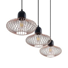 Justinos 3 Pendelleuchte Black/Copper - Lindby