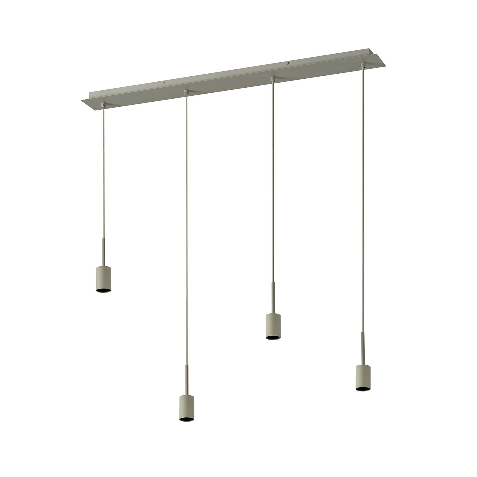 Lampada a sospensione OSRAM Decor Needle Linear beige, acciaio, 4 luci E27
