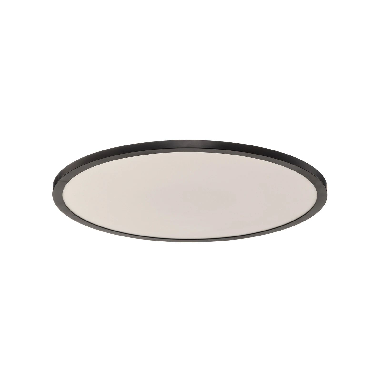 LED stropna svjetiljka Tuco CCT, prigušiva, crna Ø 50 cm