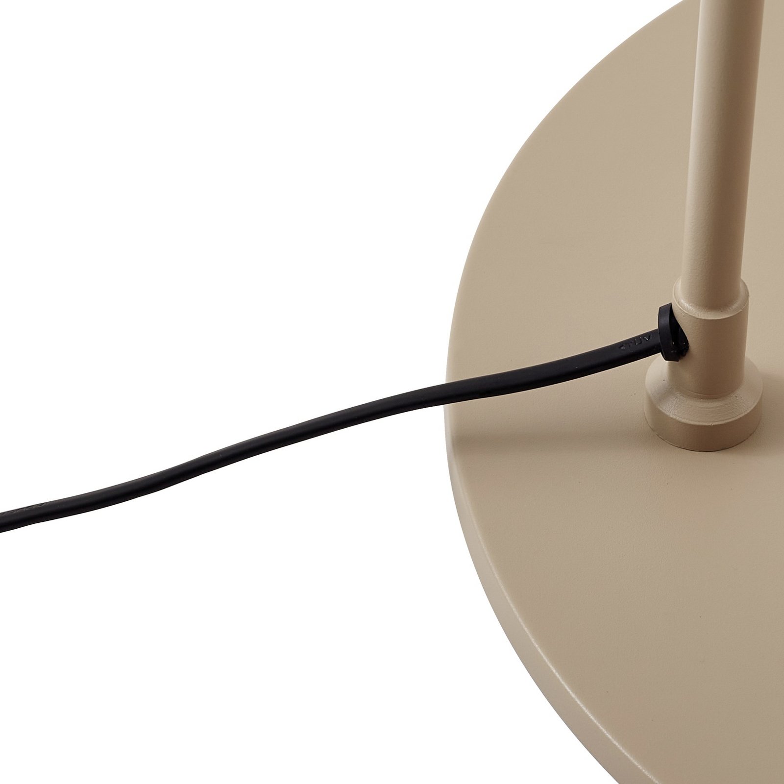 Triangolo Bogenleuchte, beige, Höhe 195 cm, Metall - Lindby Triangolo Bogenleuchte, beige, Höhe 195 cm, Metall - Lindby