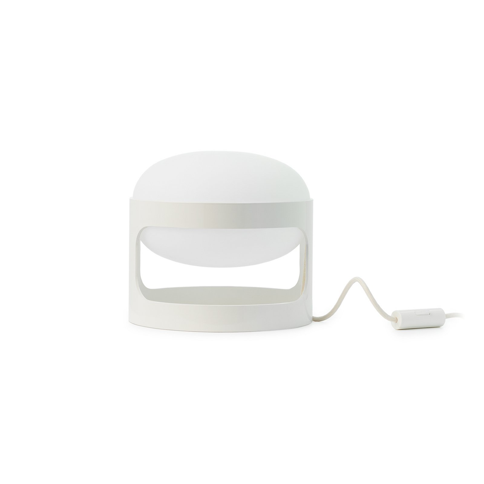 Lampada da tavolo Kartell KD28, bianca, Ø 25 cm, E14-LED Lampada da tavolo Kartell KD28, bianca, Ø 25 cm, E14-LED