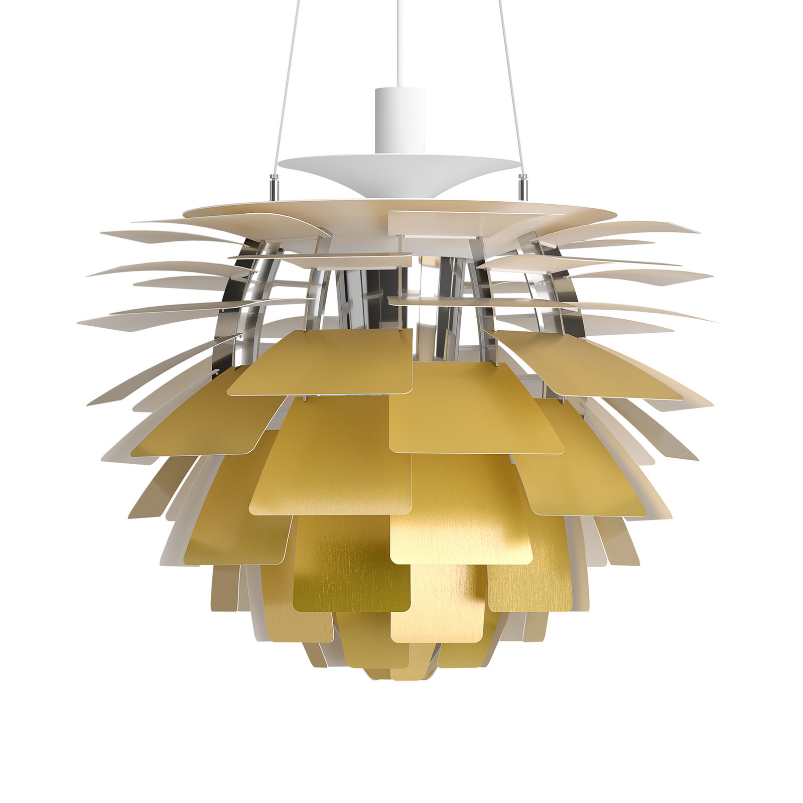 PH Artichoke V4 h&auml;nglampa, m&auml;ssing, &Oslash; 60 cm Louis Poulsen - Vardagsrum - Skandinavisk - Metall - Med en ljusk&auml;lla