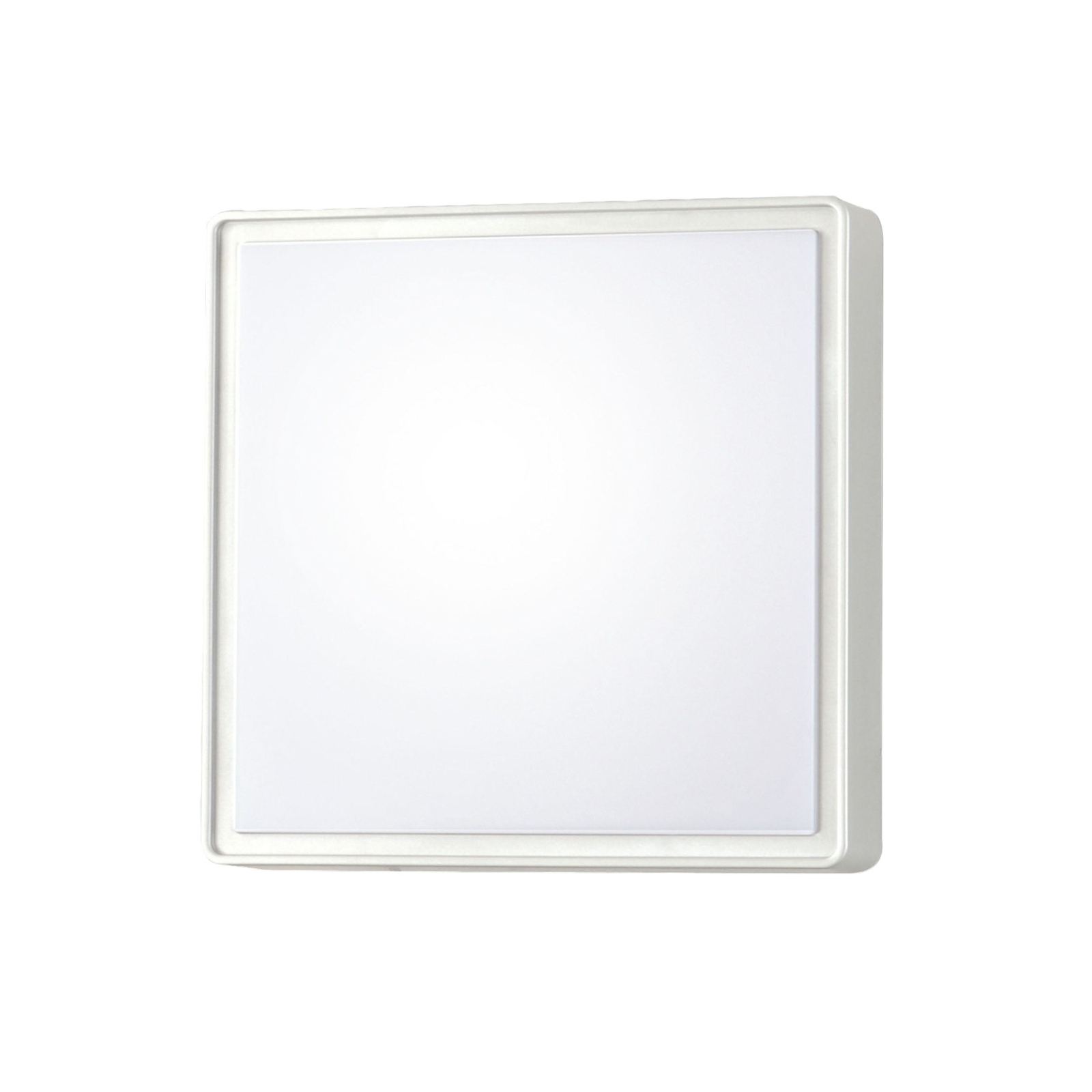Oban wall light, 30 cm x 30 cm, 2 x E27, white, IP65