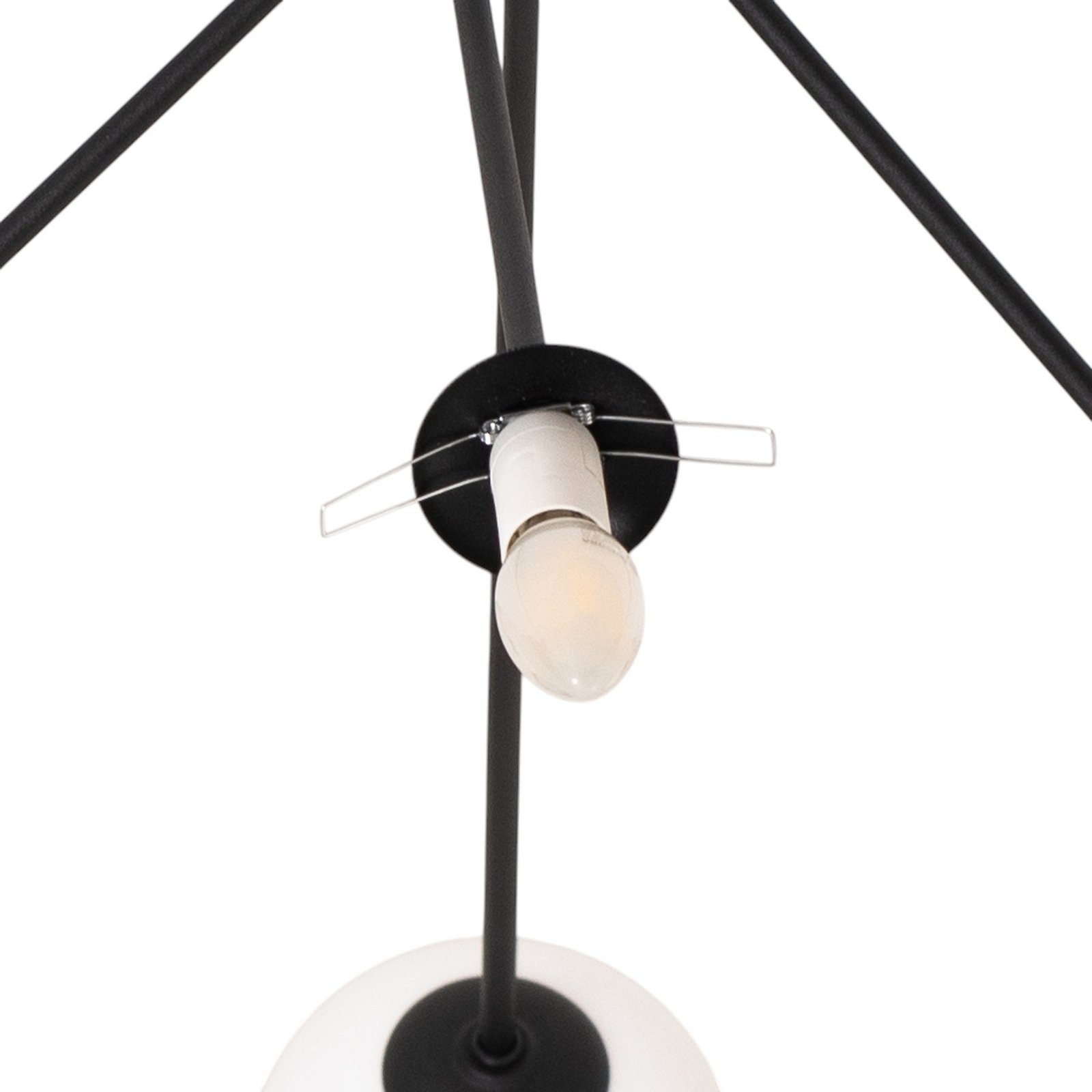 Ceiling light 1082PL_K1, 6-bulb, black