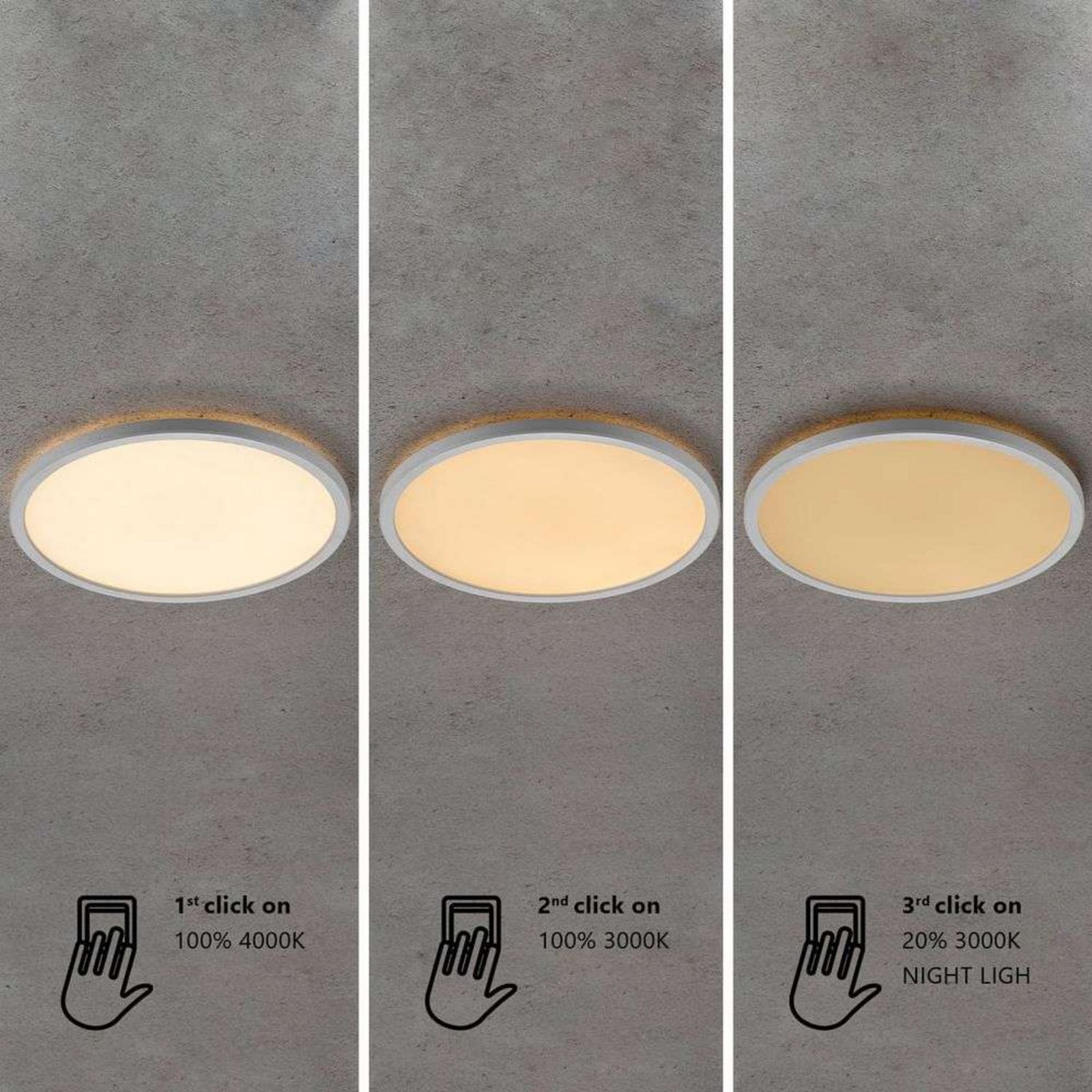Oja 29 Plafond IP54 Chrome Nordlux - Vardagsrum - Plast