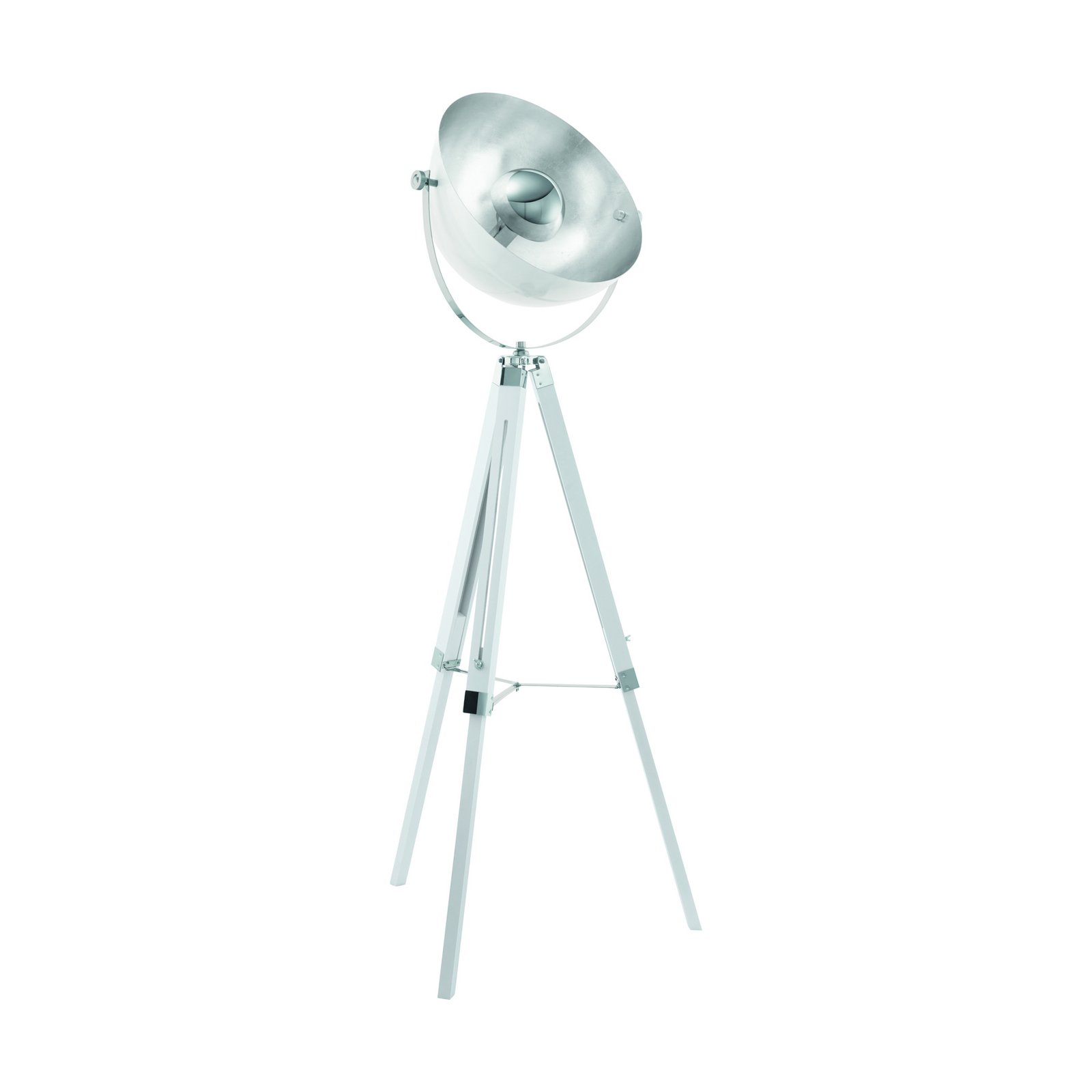 Covaleda floor lamp tripod white/silver Covaleda floor lamp tripod white/silver