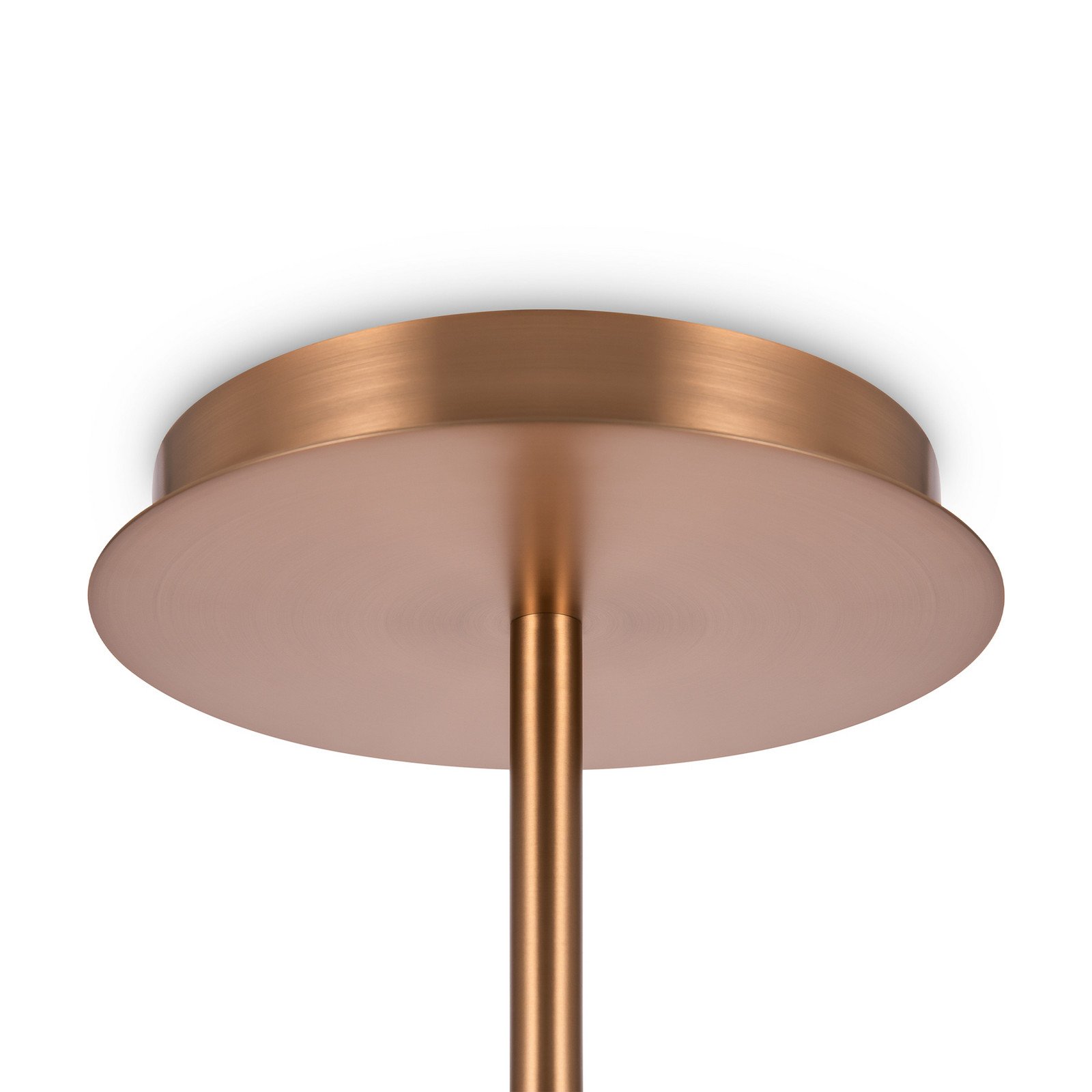 Maytoni lampă suspendată Erich alamă rosé sticlă/metal 12 becuri. - Camera de zi / sufragerie - modern - alamă rosé alb