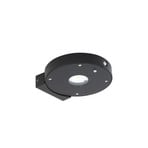 Tavon Round LED Solarzelle Wandleuchte Dim. w/Sensor Schwarz - Lucande