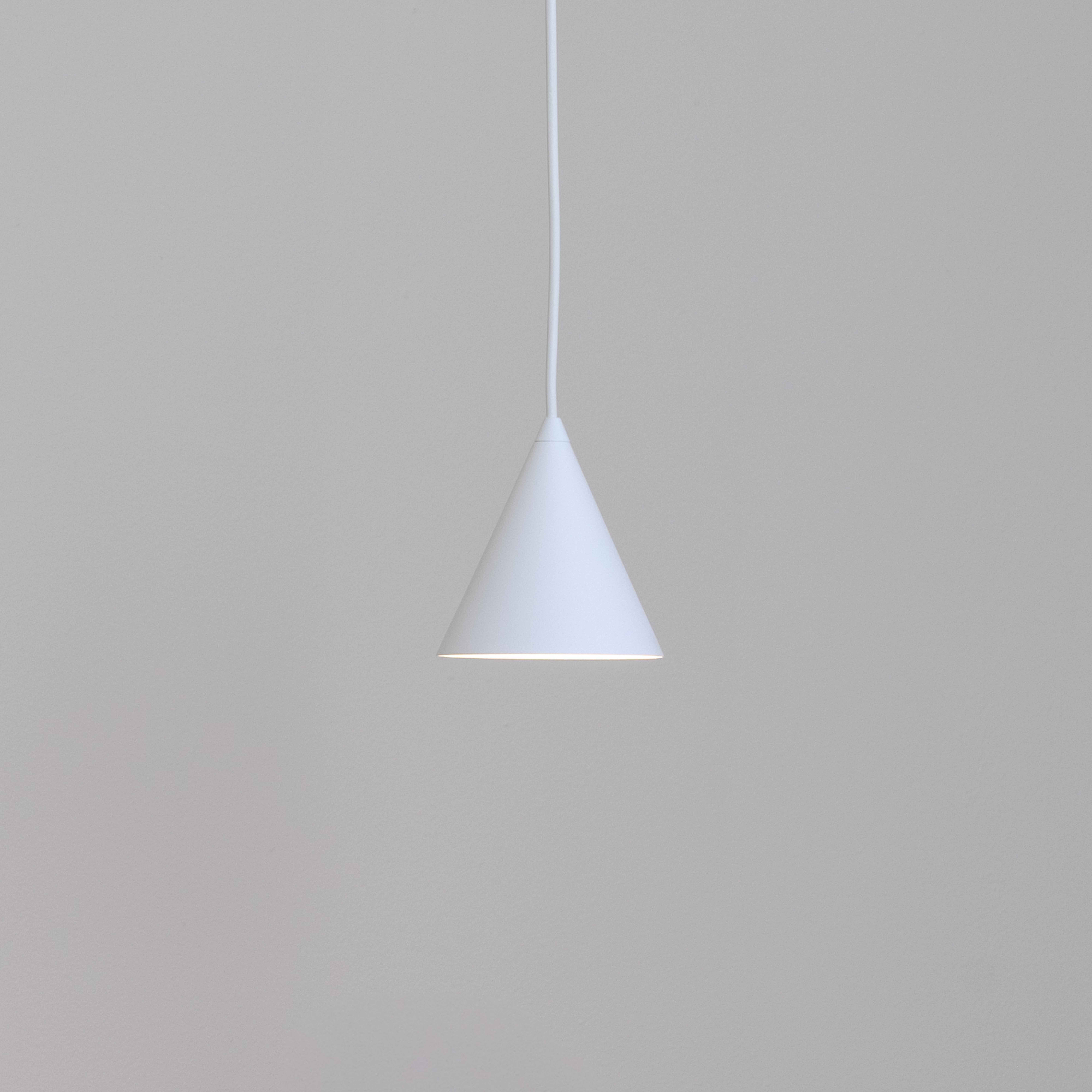 Hängeleuchte ZENITH, weiß, Ø 11 cm, Metall, GU10