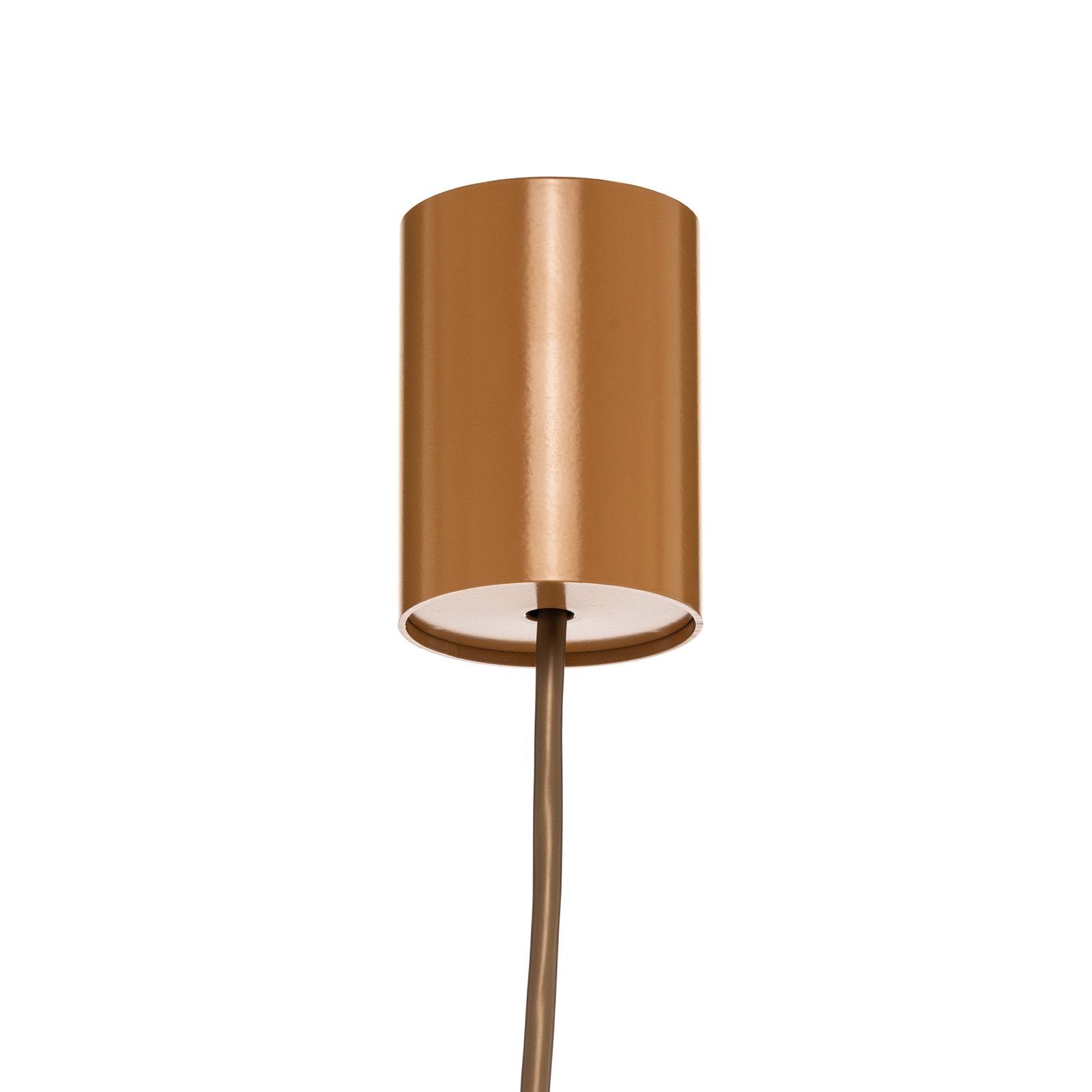 Hanglamp Ika ID met houtlamellen-kap Ø51cm