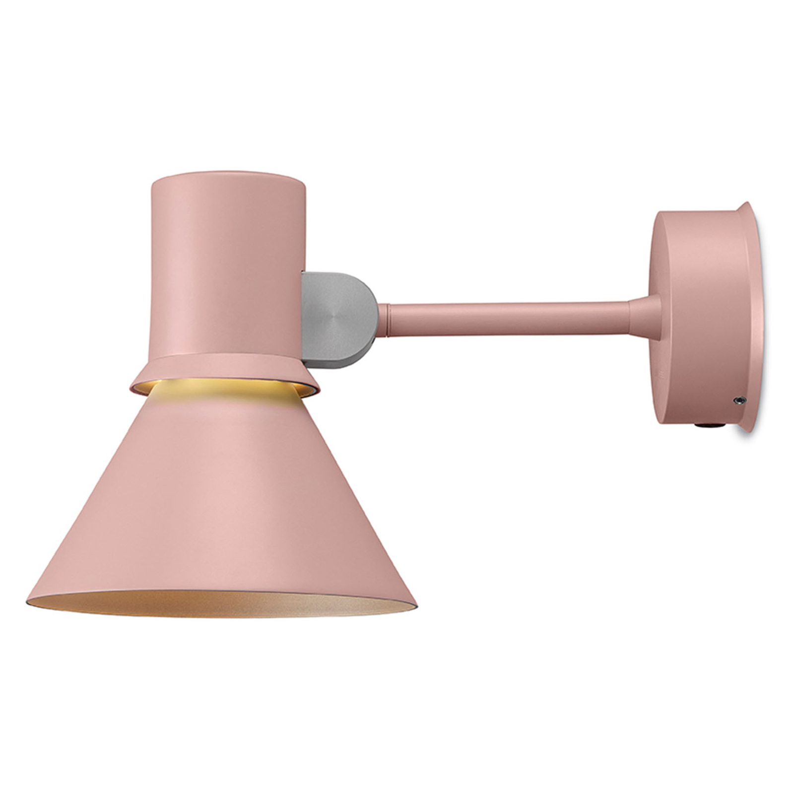 "Anglepoise Type 80 W1" sieninis šviestuvas, rožinis