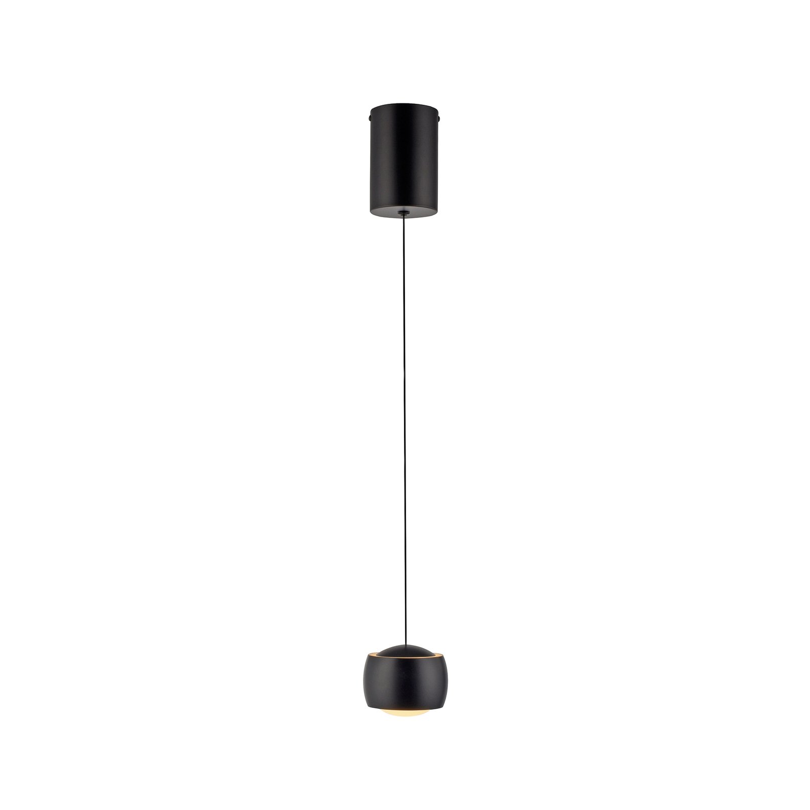 JUST LIGHT. Ballini LED pendant light, black, Switchmo