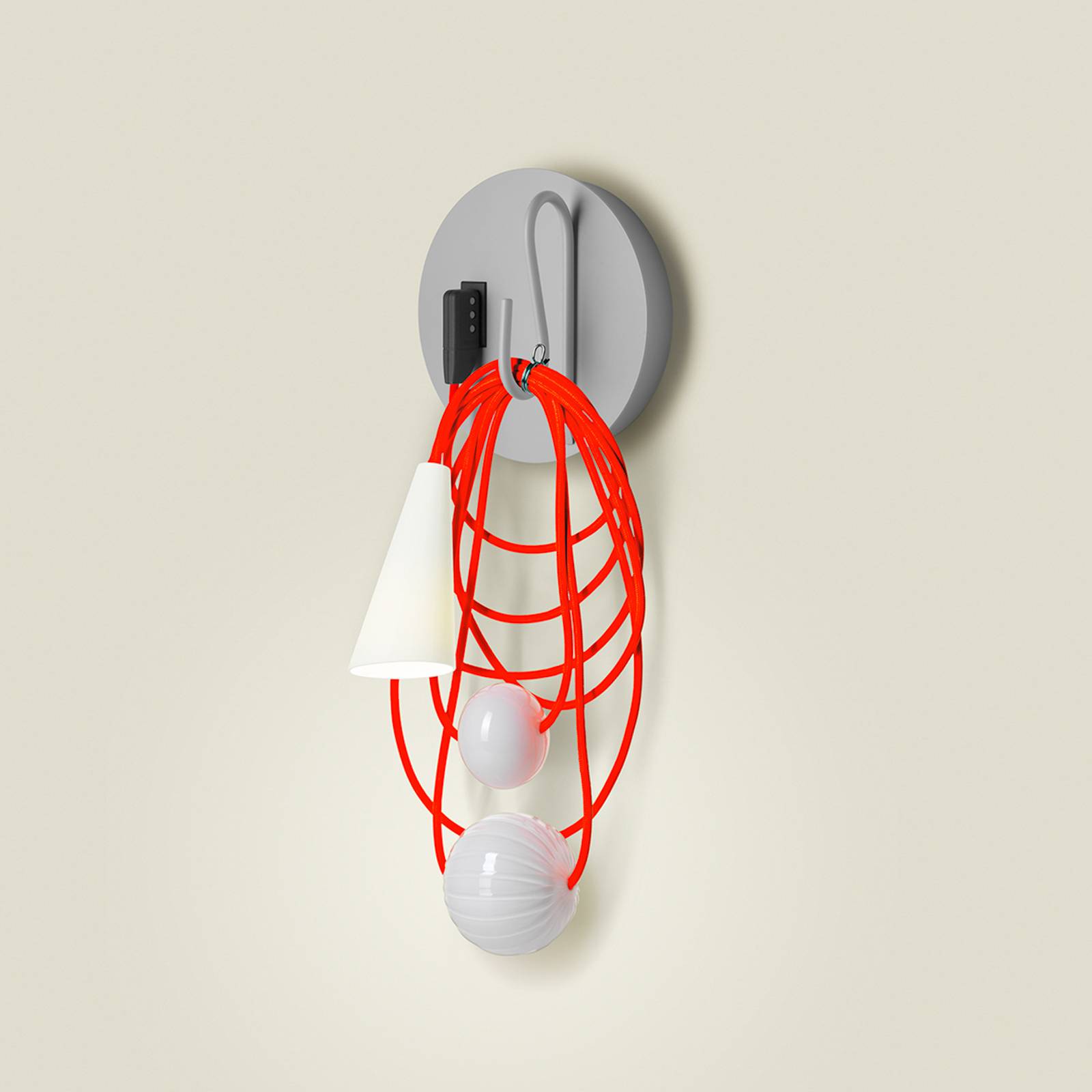 Foscarini Filo LED-Wandleuchte, Eastern Coral günstig online kaufen
