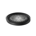 Spot encastré LED Nivo, noir, 50°, 11 cm, fixe, à intensité variable - Sigor