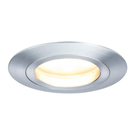 Paulmann Coin LED-Einbauleuchte IP44, rund alu