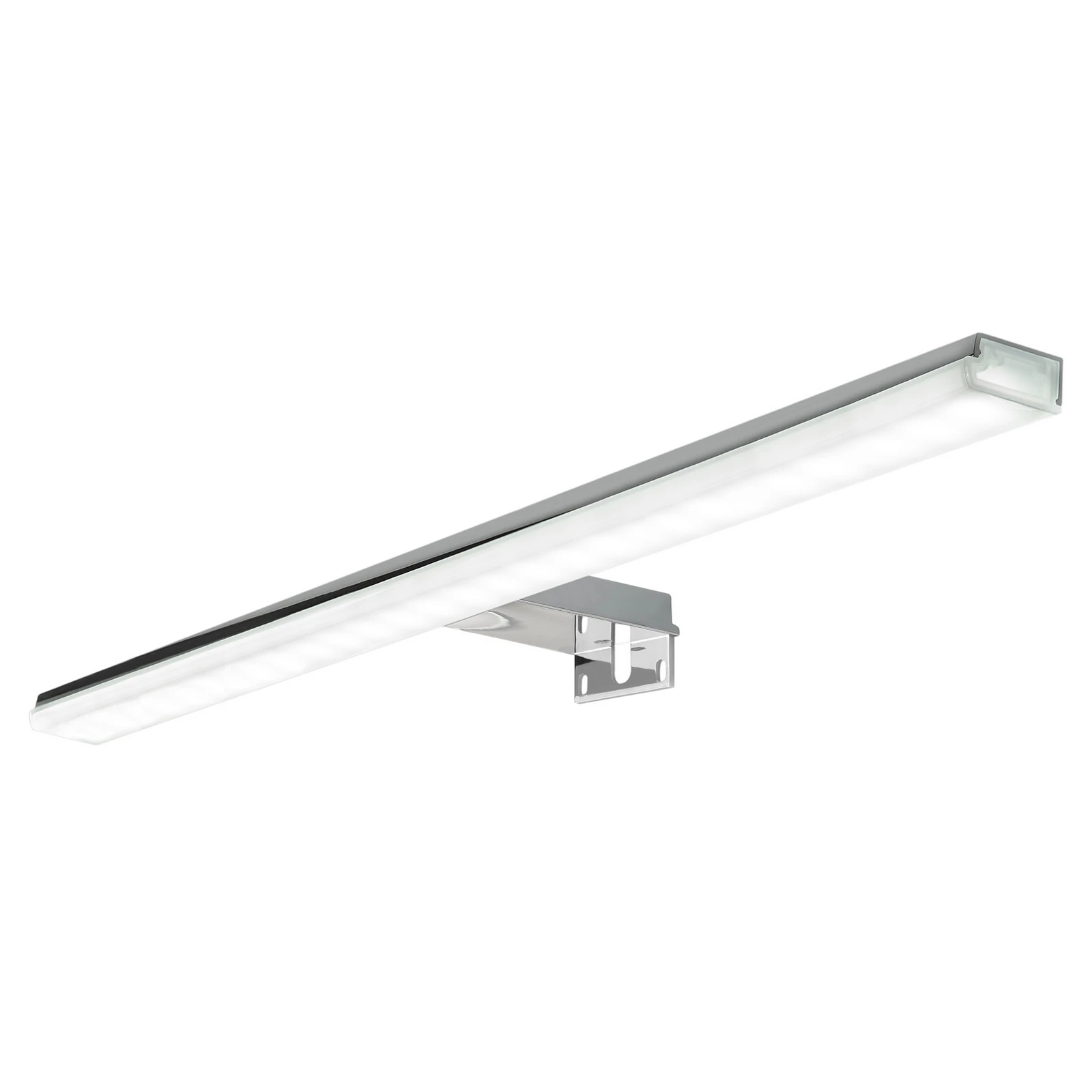Applique pour miroir LED Pandora, chrome, largeur 60,8 cm