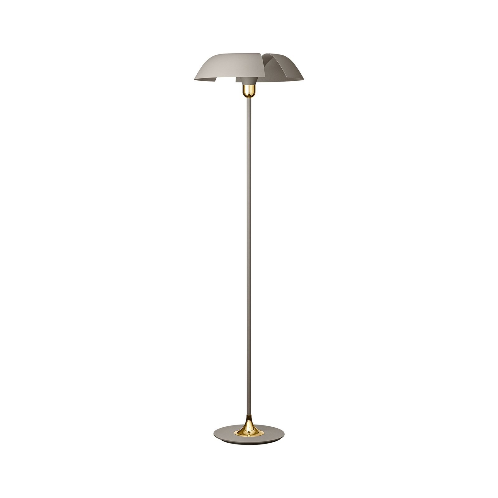 Cycnus Stehleuchte Taupe/Gold - AYTM