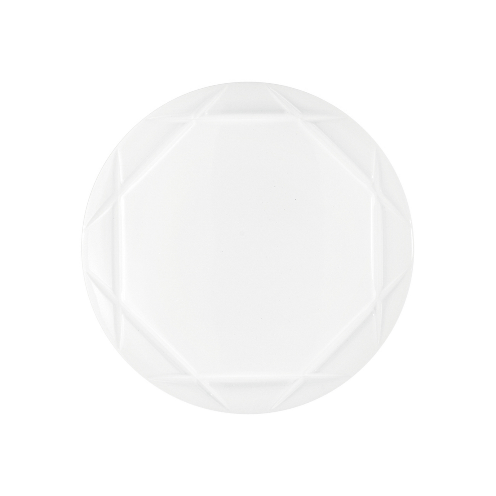 LED-taklampe Elixir, Ø 40 cm, hvit, plast, CCT