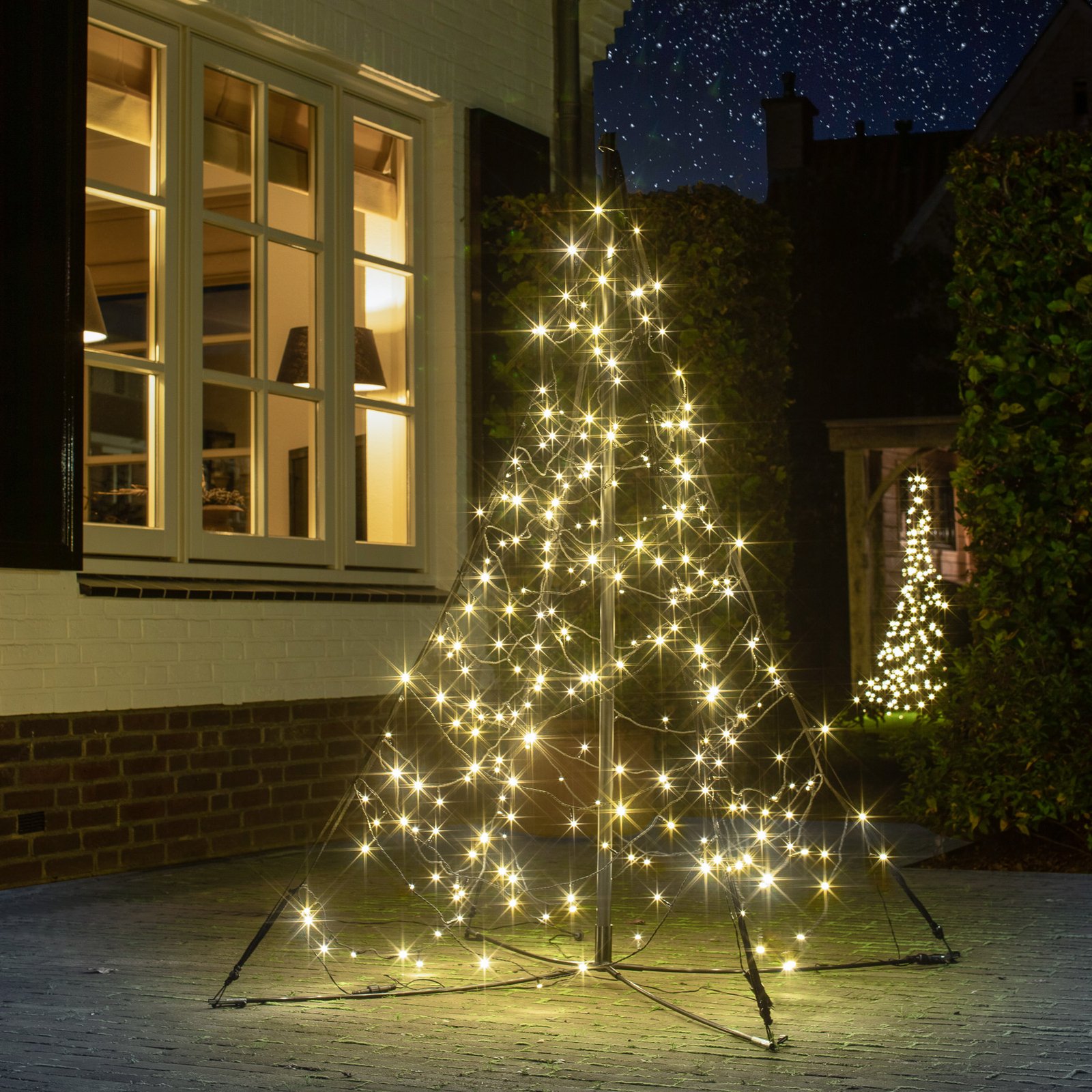 Fairybell mast-juletræ 240 blinkende LED’er 150 cm