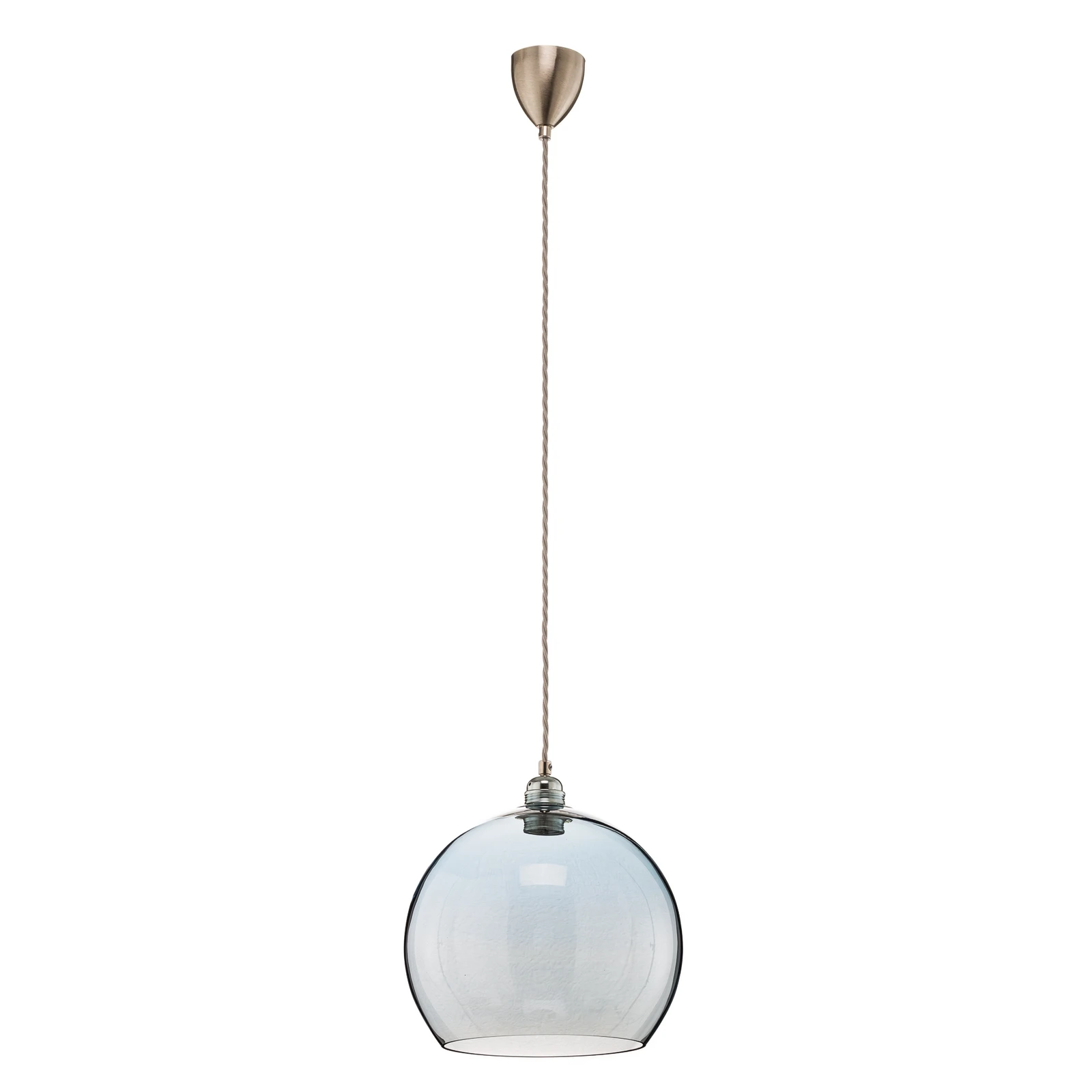 EBB & FLOW Rowan hänglampa blå-silver Ø 28 cm