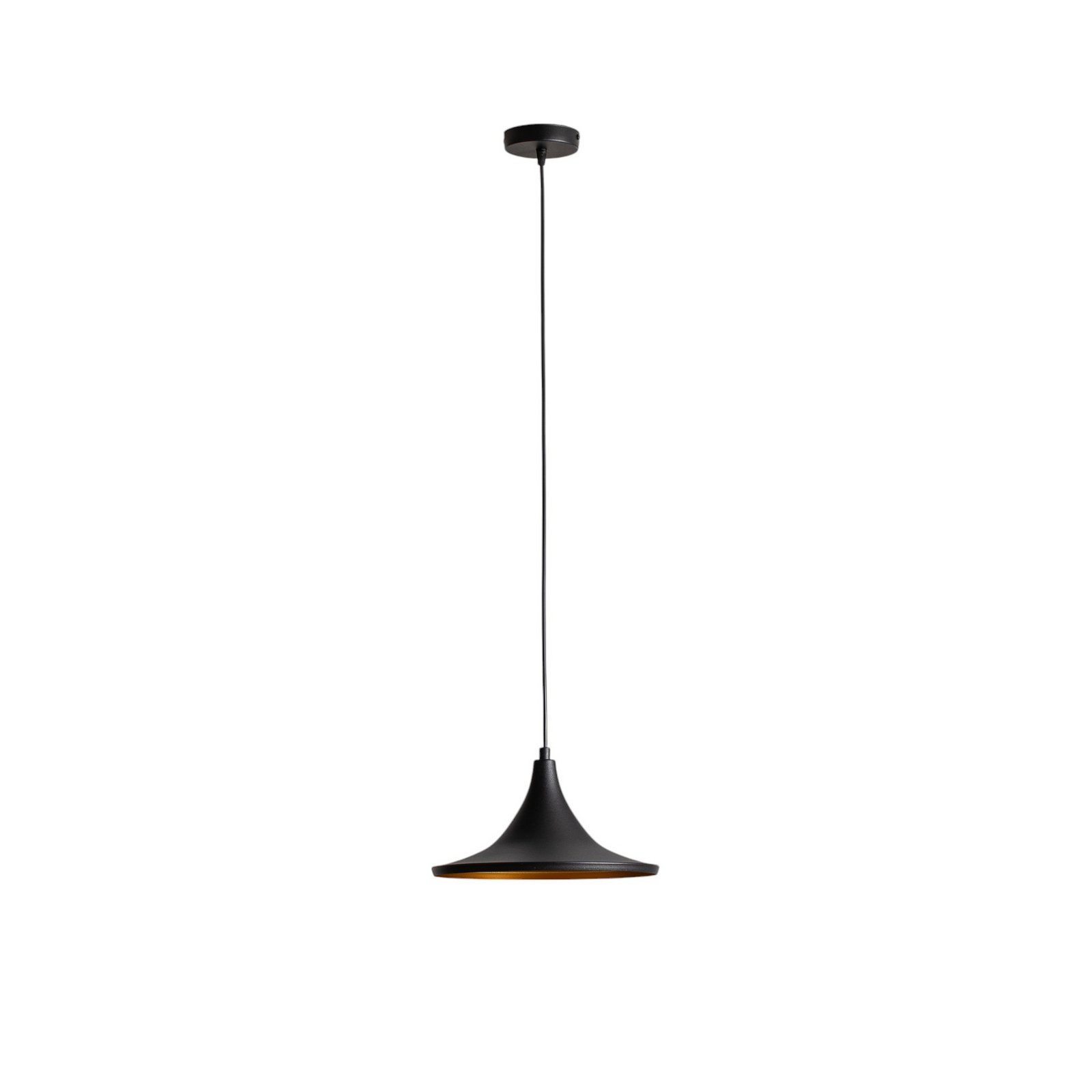 Hängeleuchte Genisy, schwarz, Ø 31 cm, Metall, E27