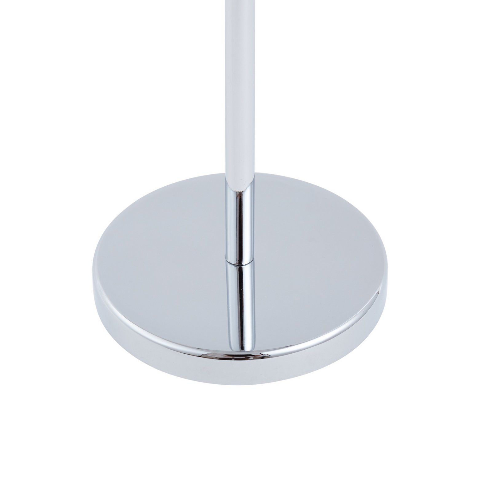 Quill LED rechargeable table lamp, CCT, chrome, dimmable - Lucande