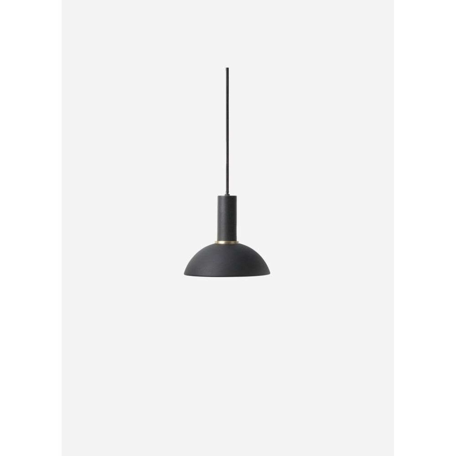 Collect Lustră Pendul Hoop Low Black - ferm LIVING