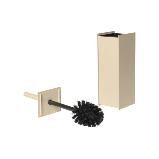 Sama toalettbørste, kashmirbeige, metall - ferm LIVING