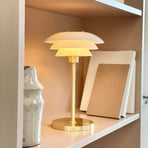 Candeeiro de mesa LED recarregável DL20 da Dyberg Larsen, altura 30 cm, vidro