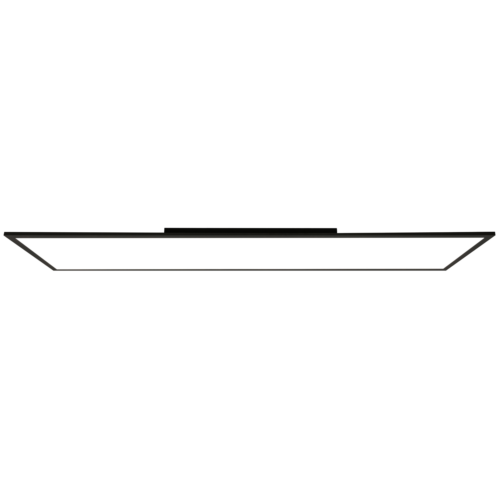 Lindby Lamin LED-Panel Rechteck schwarz 119,5 cm