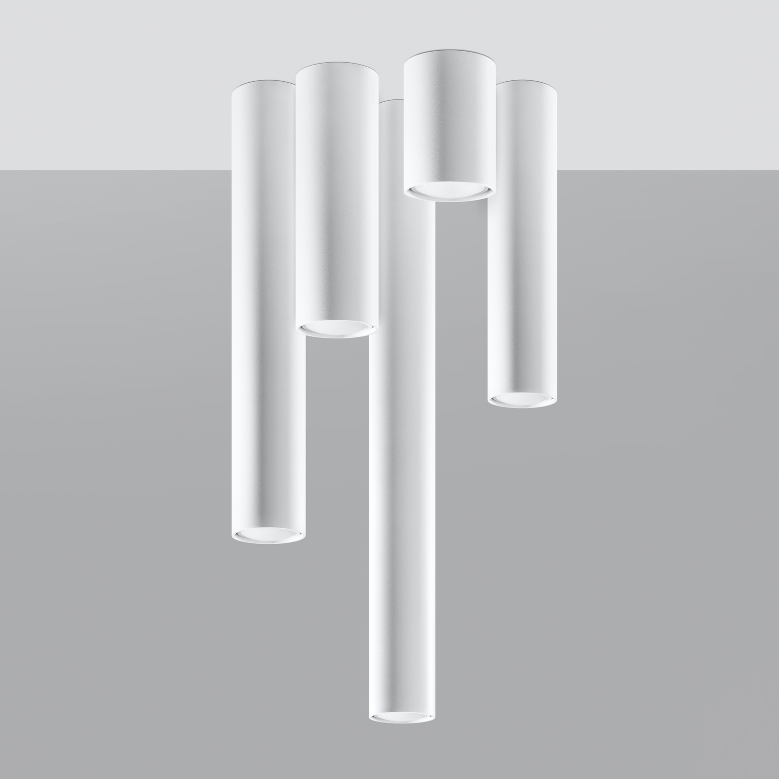 Euluna Thalassa stropní svítidlo 1 světlo bílé výška 60 cm