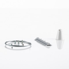 Ivela LKM Suspensión con cable 200 cm, plato 12 cm, blanco