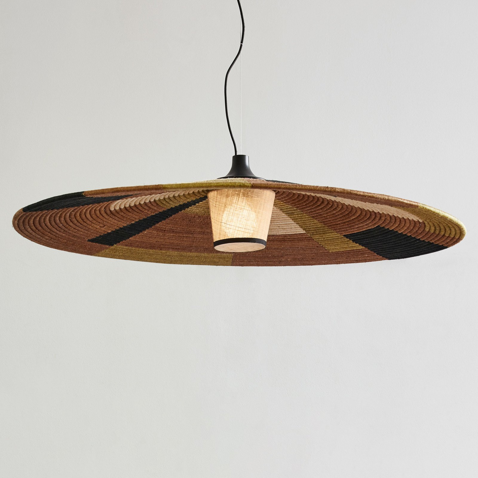 Forestier Parrot lampă suspendată XXL maro - Camera de zi / sufragerie - design - maro verde negru