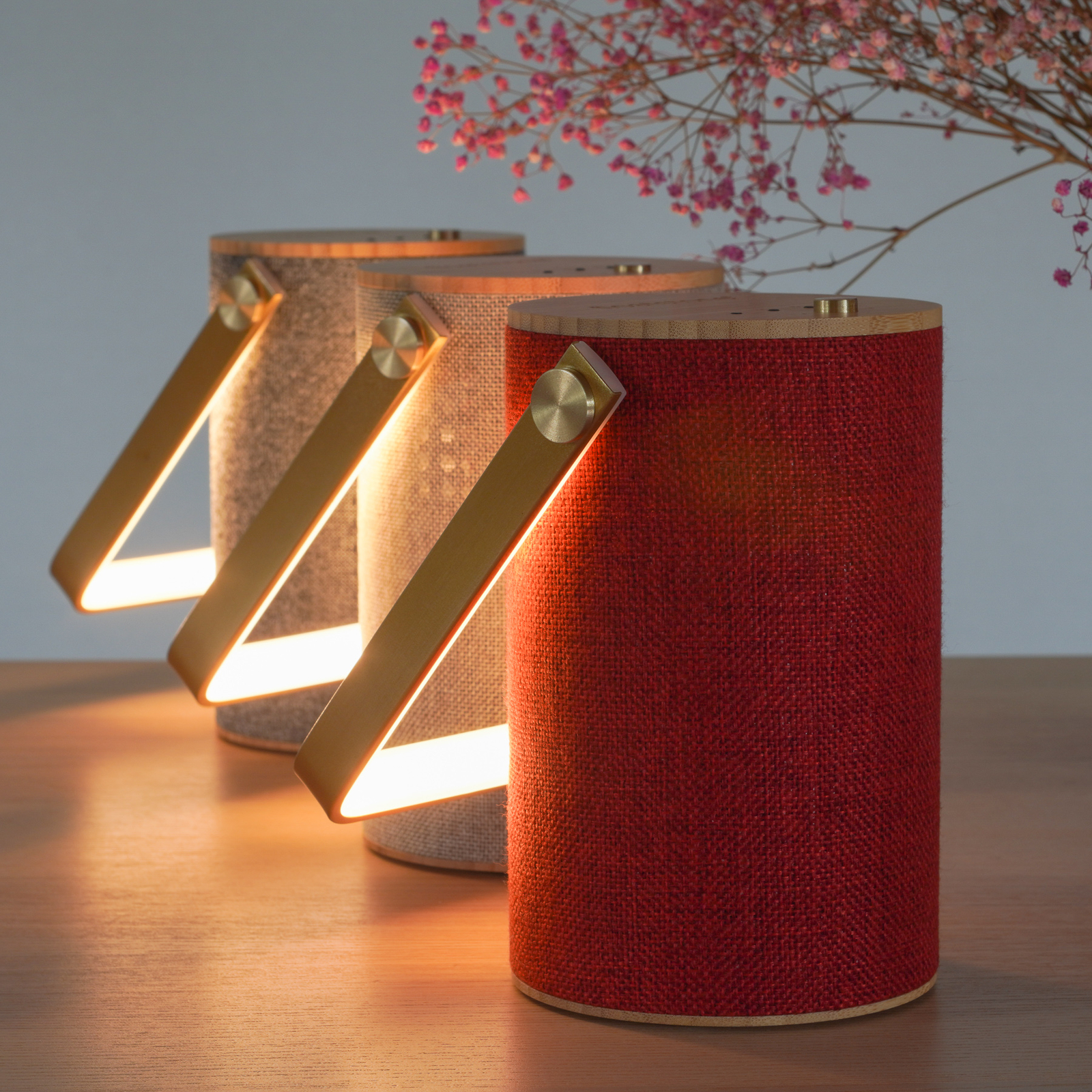 LOOM DESIGN Silo 1 LED-Dekoleuchte, BT-Speaker