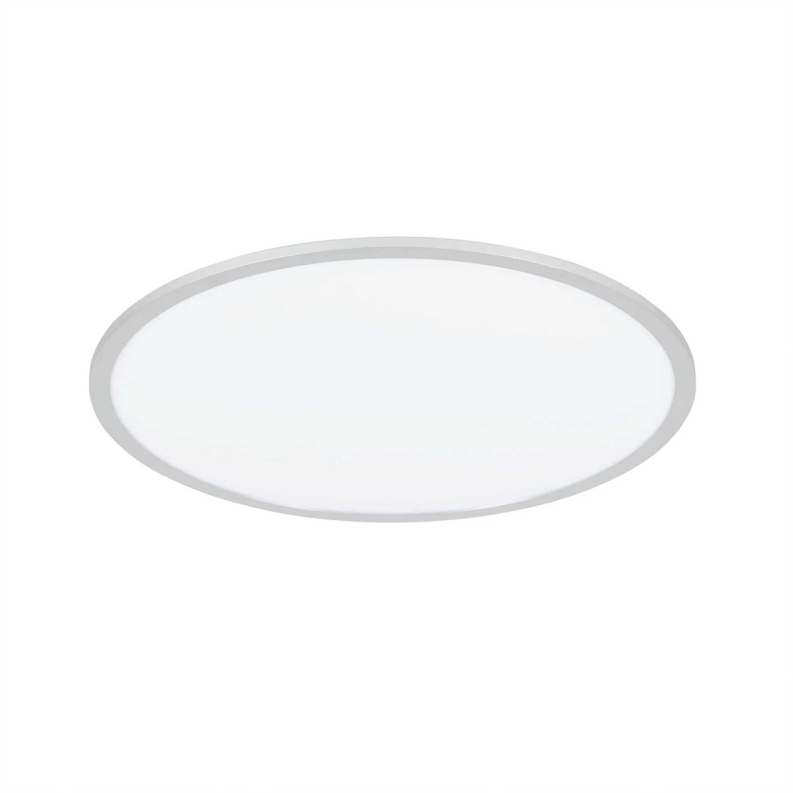 Lámpara LED de techo Lindby Narima, CCT, Ø 60 cm, plata