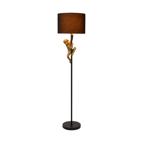 Lampadaire Extravaganza Chimp, doré mat/noir