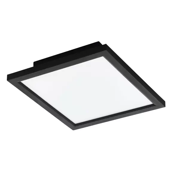 Lampenwelt EGLO connect CCT Deckenlampe 30x30cm schwarz