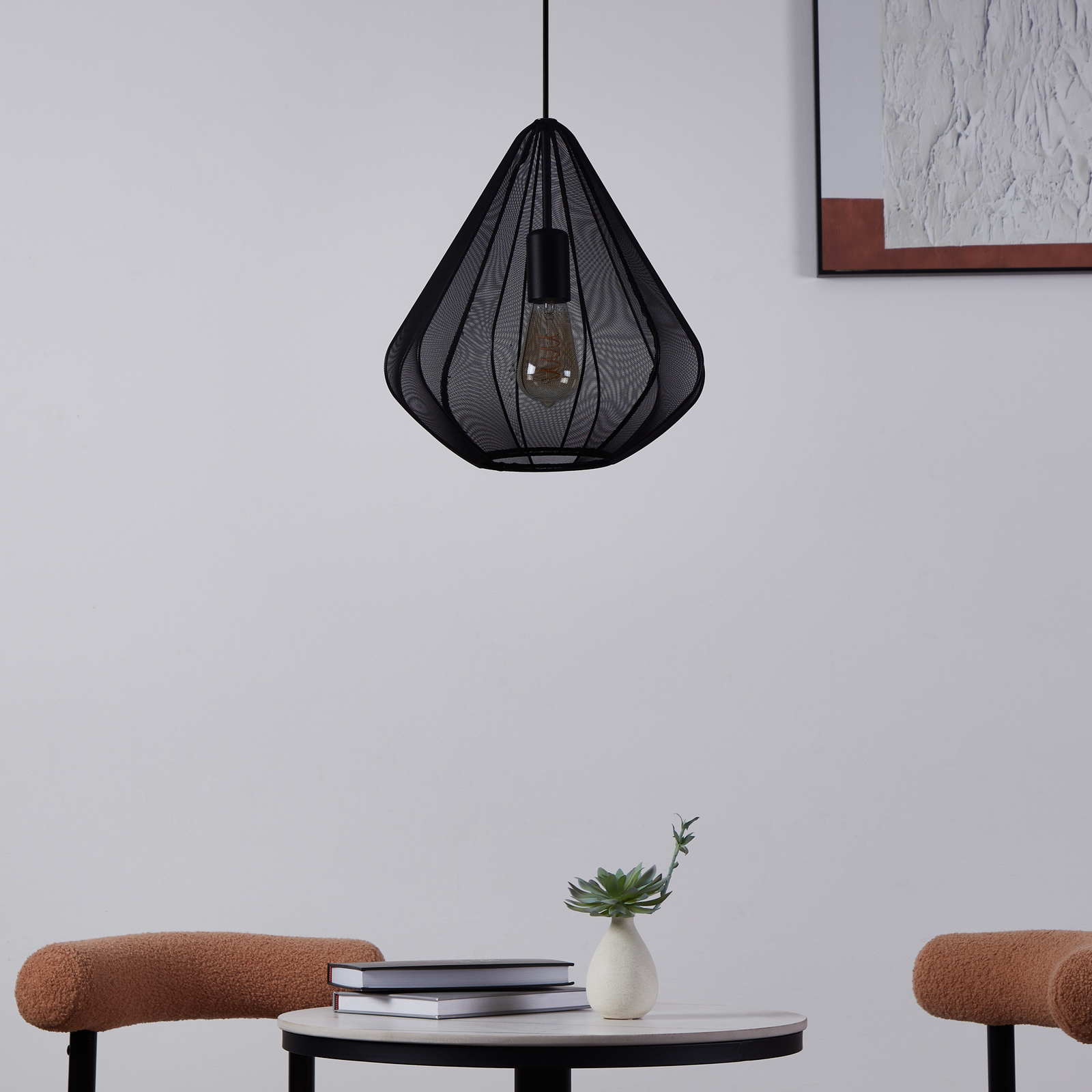 EGLO connect Luminária embutida LED inteligente Fueva-Z, preta, 3 unidades