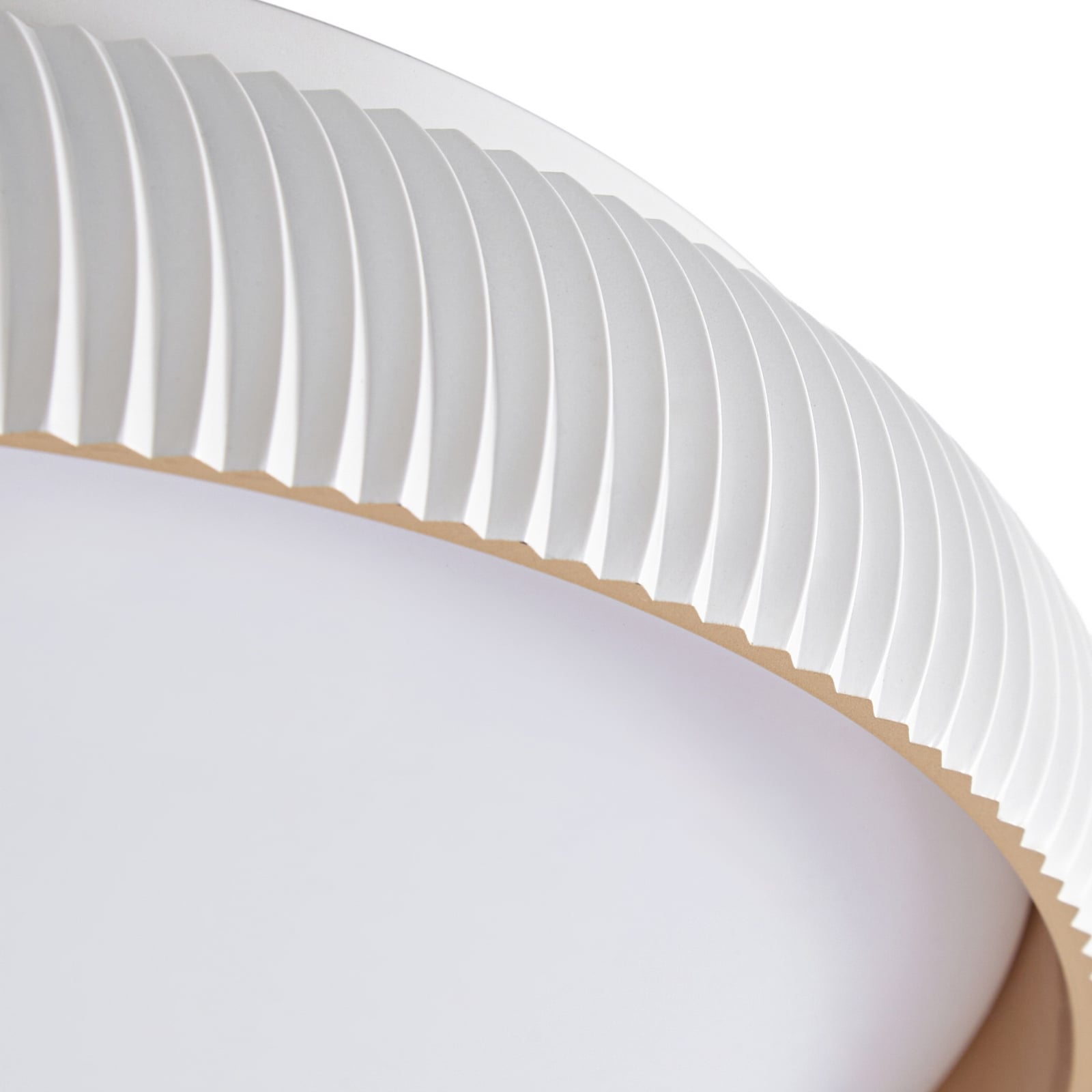 Plafonnier LED Lindby Jovian, blanc, Ø 40 cm, CCT, à intensité variable
