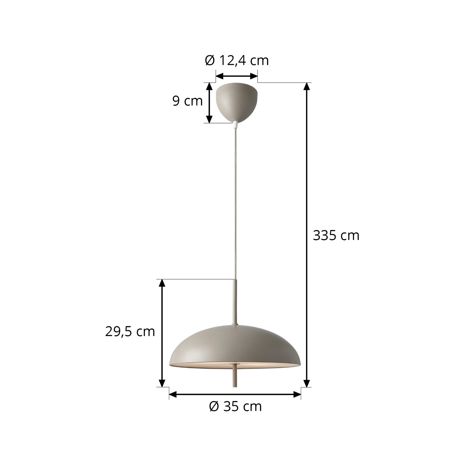 Hänglampa Versale, Ø 35 cm, metall, 2 lampor. Hänglampa Versale, Ø 35 cm, metall, 2 lampor.