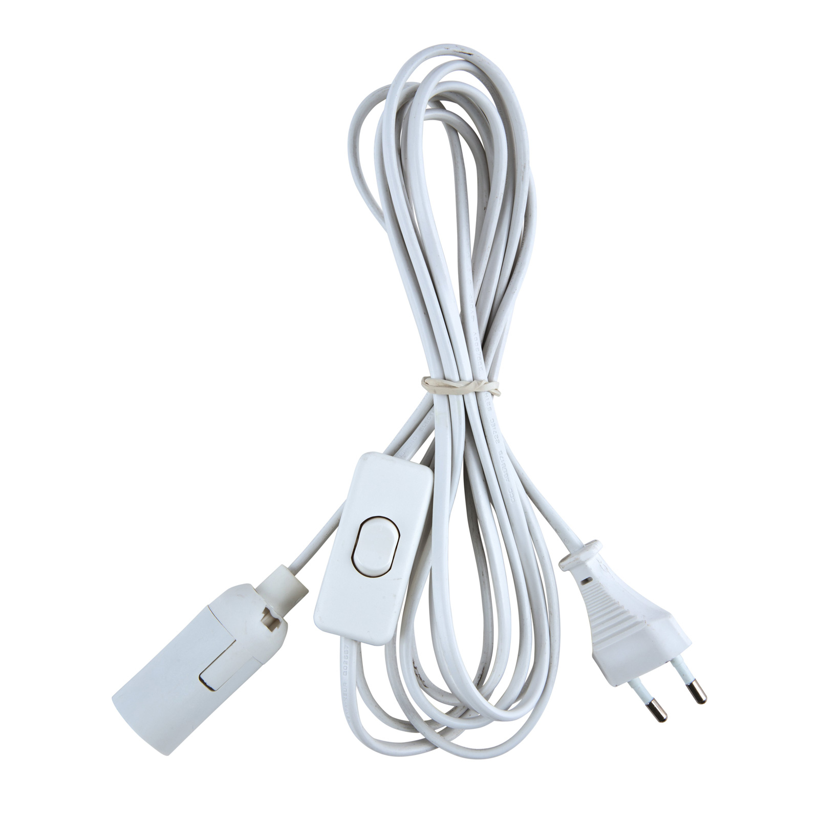 Heitronic Power cable with euro plug including switch, plastic, L: 350 cm