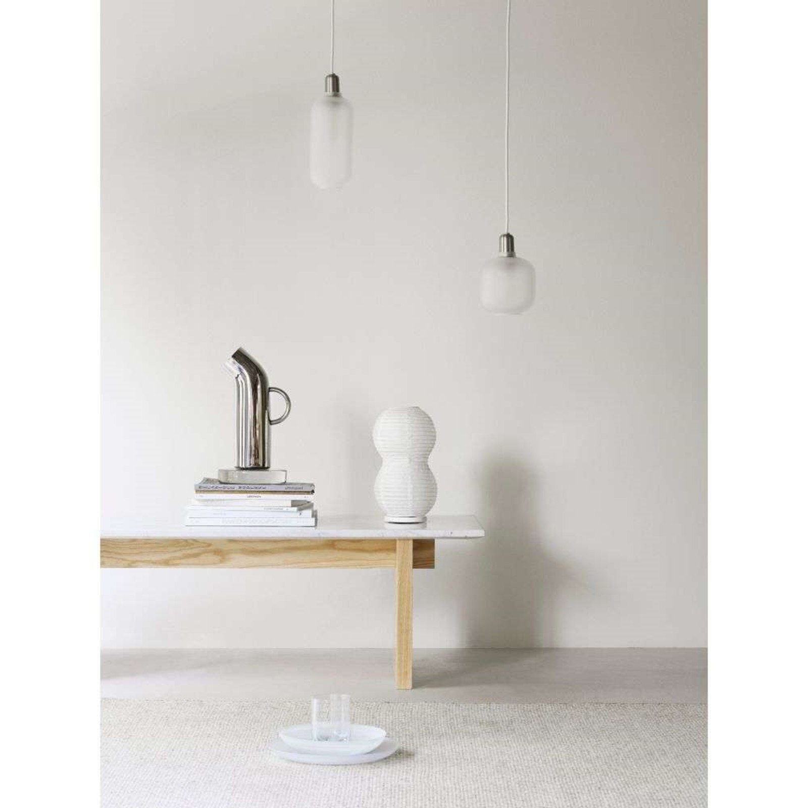 Amp Lampada a Sospensione Piccolo Opaco/Bianco - Normann Copenhagen