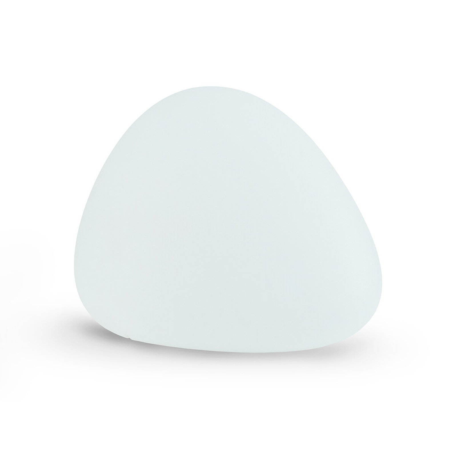 Luminaire d'extérieur Stone S, 45 x 30 cm, blanc, plastique, IP44