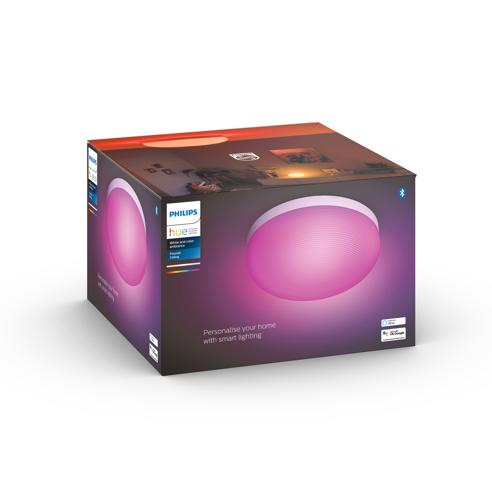 Philips Hue Flourish LED-Deckenleuchte, RGBW