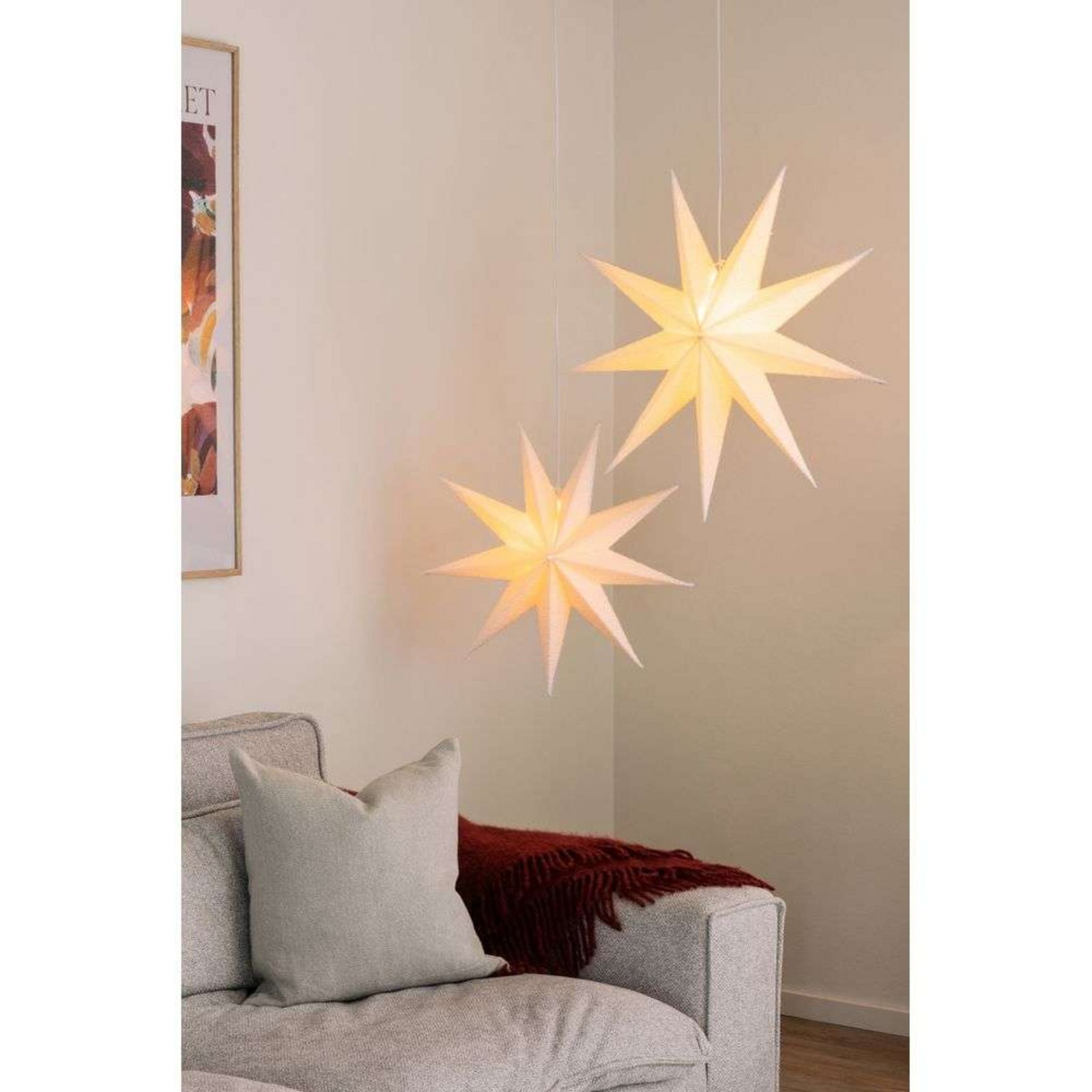 Stella Star 75 Alb Bouclé - Globen Lighting