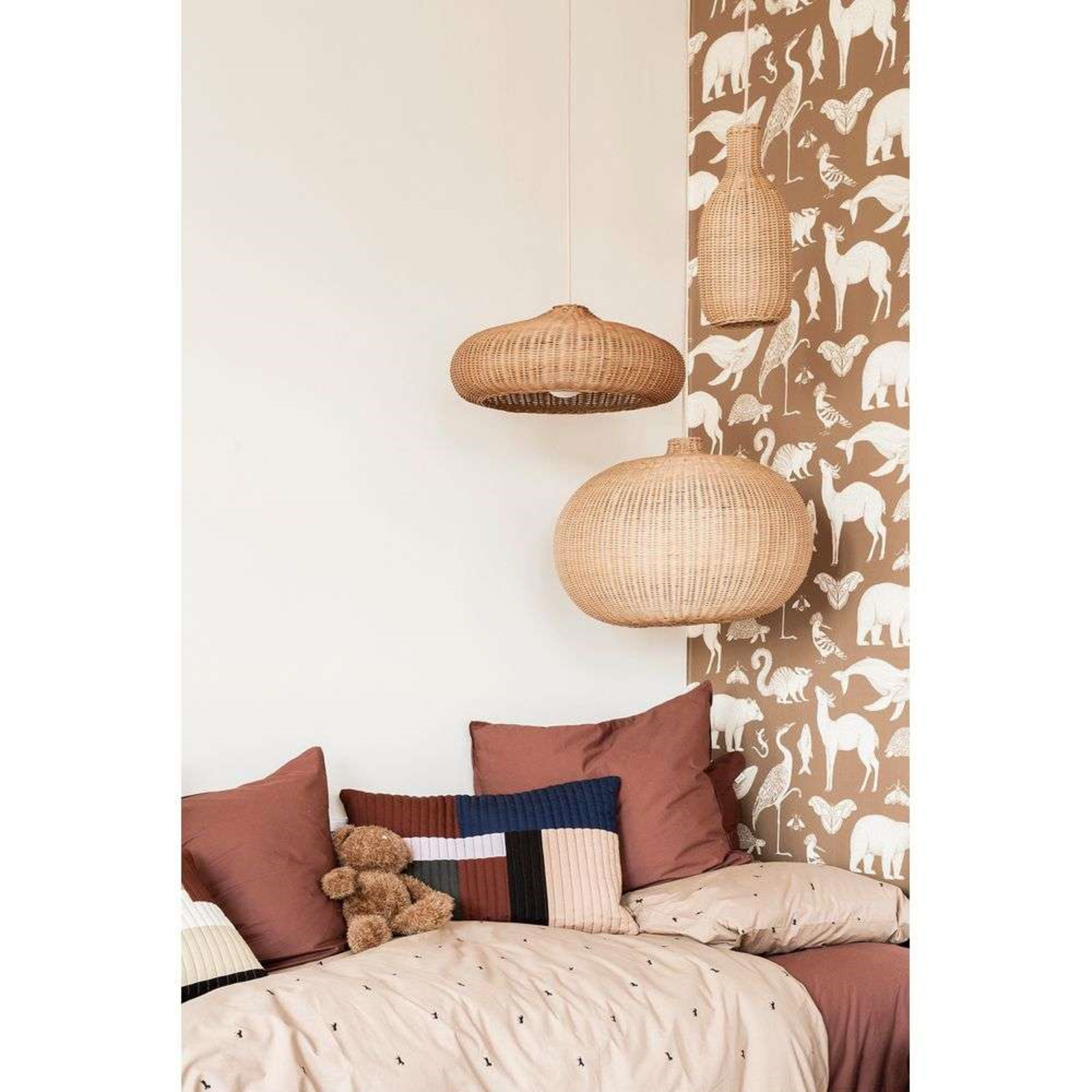 Braided Disc Abajur Natural - ferm LIVING