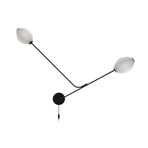 Gubi aplique de pared Satellite 2 luces blanco crema