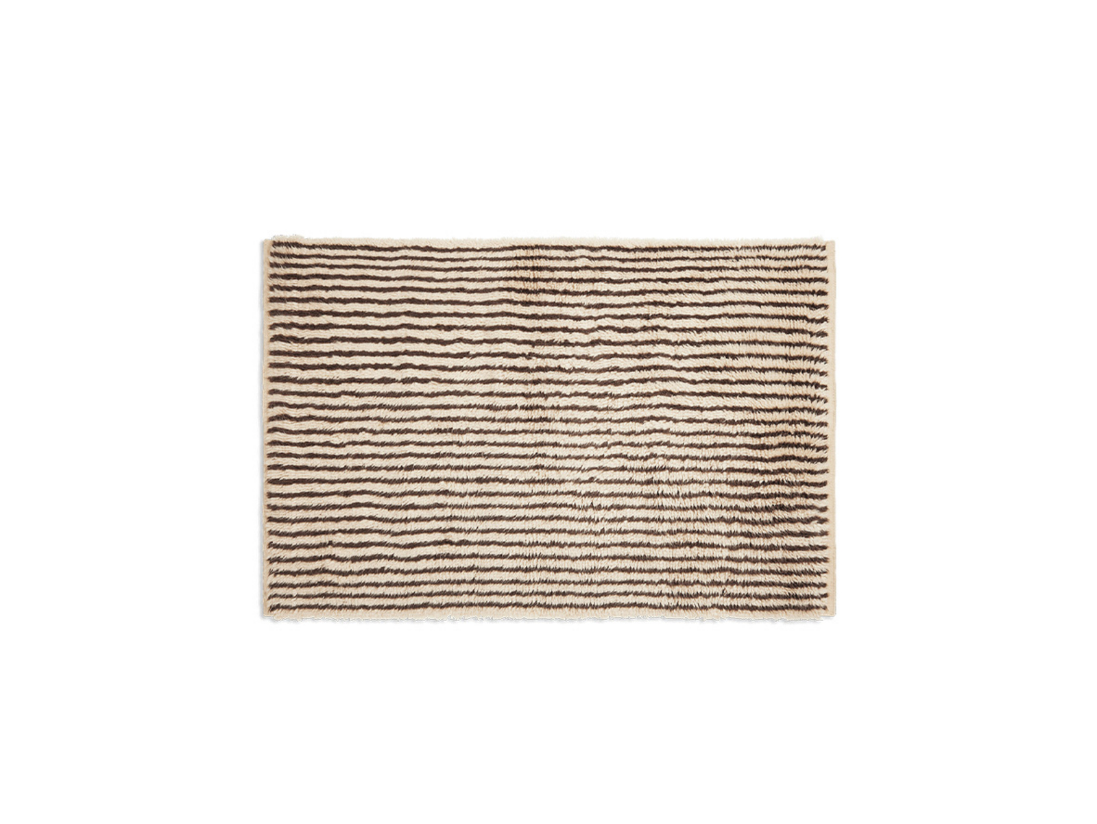 Kami Knotted Rug 120x180 Off-white/Coffee - Ferm Living