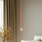 Sopel 1 pendant light, brick red, 1-bulb, steel, Ø 5 cm