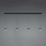 BANKAMP Impulse Flex LED-Hängeleuchte, vierflammig